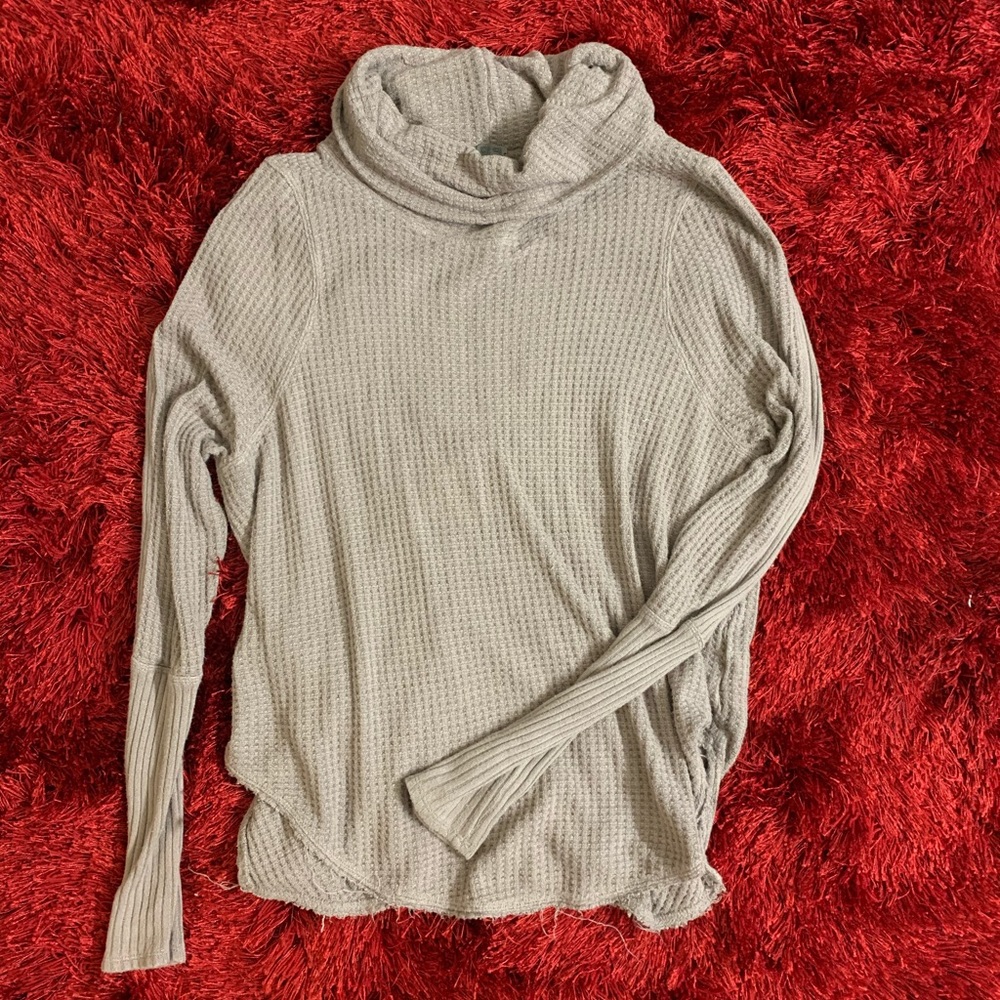 Taupe Long Sleeve Turtleneck